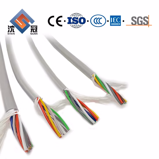 Câble de contrôle flexible XLPE électrique en caoutchouc PVC cuivre ABC isolé câble AAAC AAC